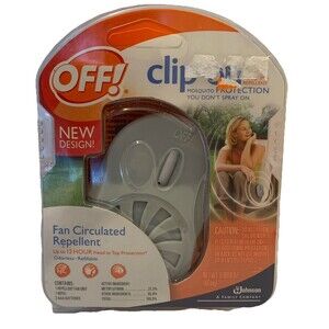 OFF! Clip-On Mosquito Repellent Fan Circulated New Sealed EPA 4822-542